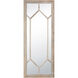 Hargen 71 X 28 inch Natural with Clear Wall Mirror