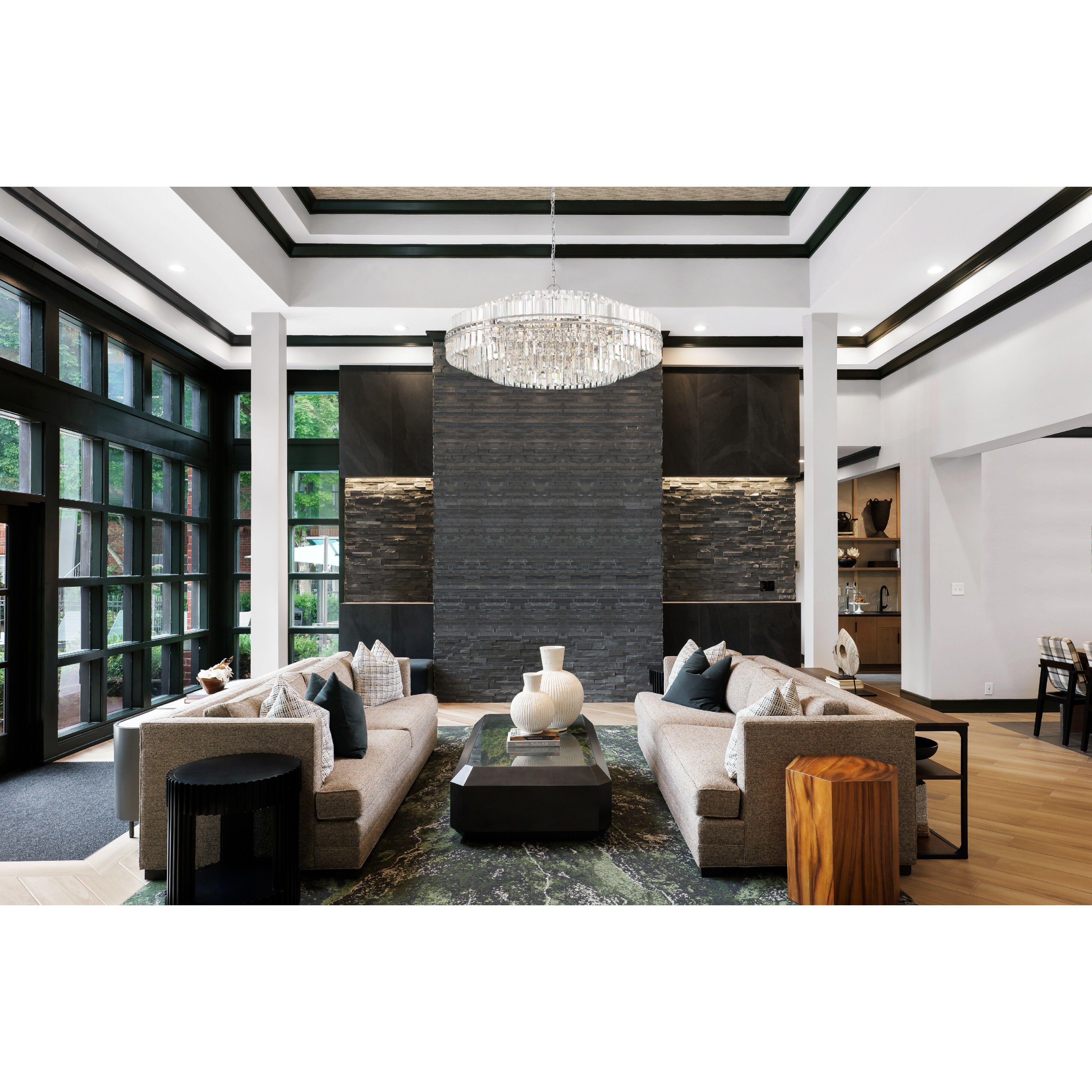 Hayes 32 Light 40.5 inch Polished Nickel Chandelier Ceiling Light