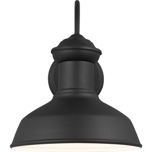 Fredricksburg 1 Light 11.94 inch Black Outdoor Wall Lantern, Small