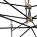 Bodie 9 Light 36 inch Havana Gold and Carbon Chandelier Ceiling Light