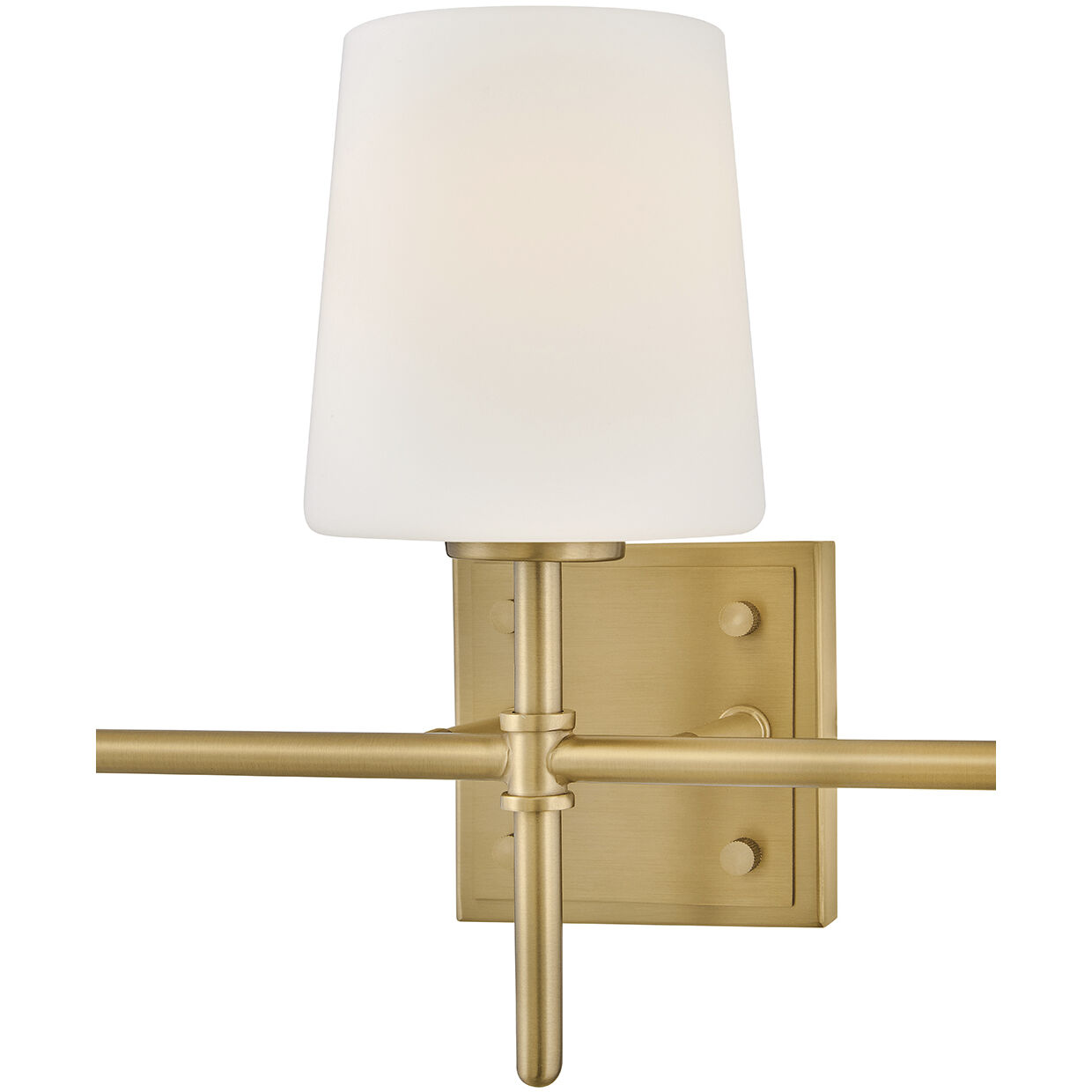 Saunders 3 Light 23 inch Lacquered Brass Bath Light Wall Light