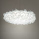 Fluffy LED 22 inch Brushed Nickel Pendant Ceiling Light in 22in