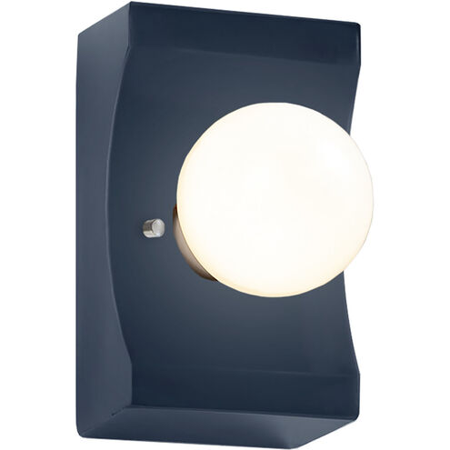 Ambiance Collection 1 Light 5 inch Matte White and Champagne Gold Wall Sconce Wall Light