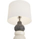 Basilio 29.5 inch 150.00 watt Ivory Crackle Lamp Portable Light