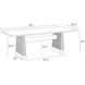 Delrio 96 X 30 inch Honey Outdoor Dining Table