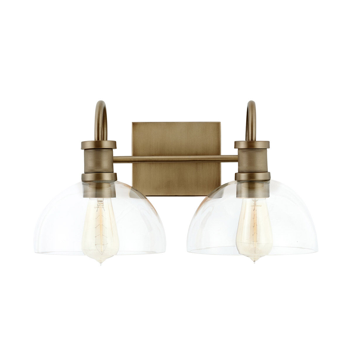 Capital Lighting 139123AD 497 Cassidy 2 Light 17.5 inch Aged Brass Vanity Light Wall Light