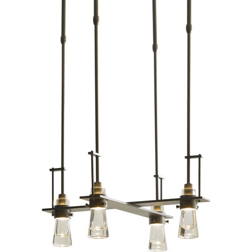 Erlenmeyer 4 Light 20 inch Soft Gold Pendant Ceiling Light
