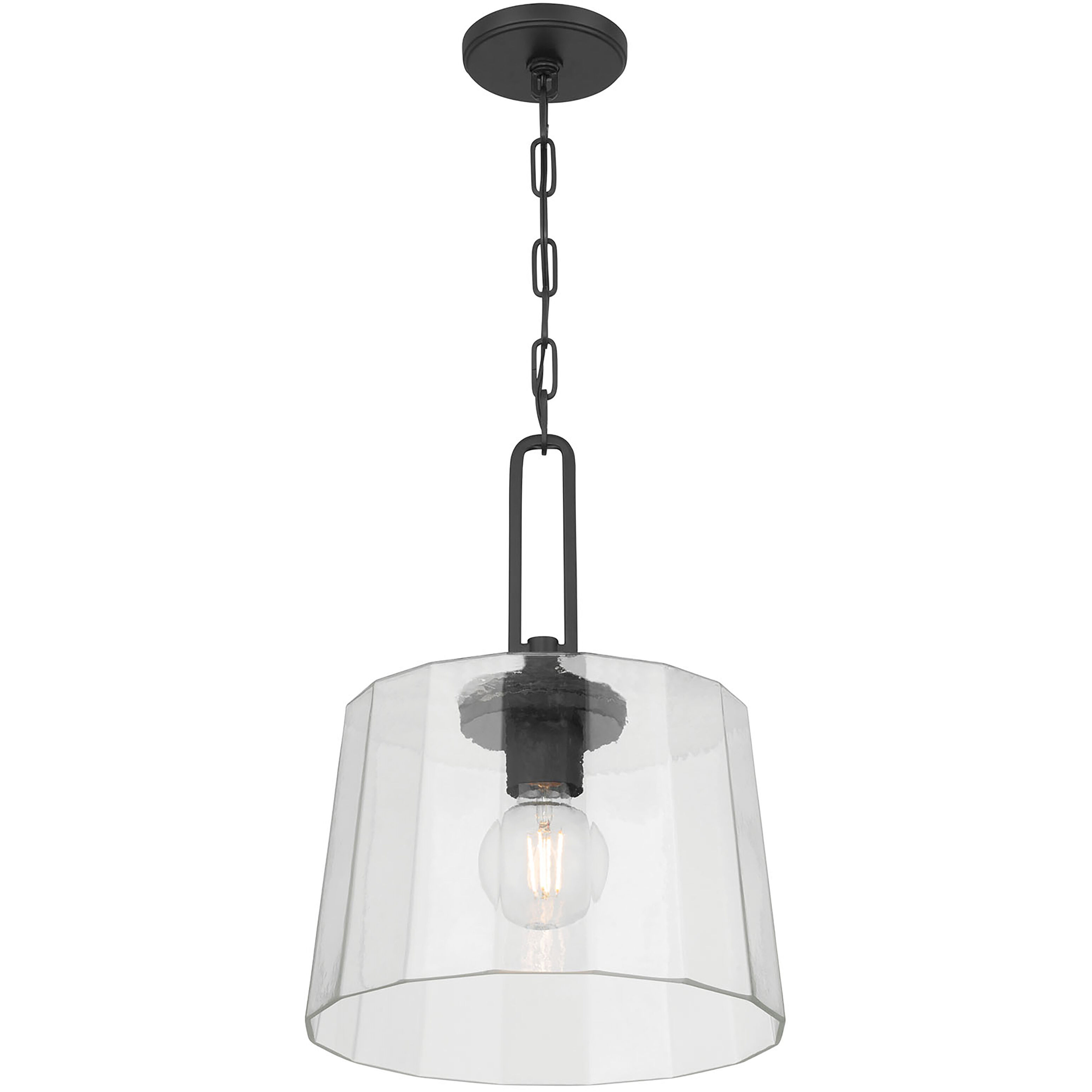 Diamara 1 Light 13.75 inch Matte Black Pendant Ceiling Light