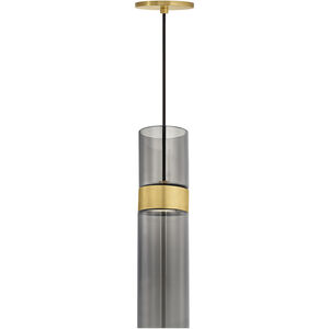 Sean Lavin Manette LED Natural Brass Pendant Ceiling Light, Integrated LED