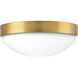 Elevate LED 13 inch Brushed Bronze Flush Mount Ceiling Light, Design Series