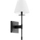 Kubel 1 Light 8 inch Noir Wall Sconce Wall Light