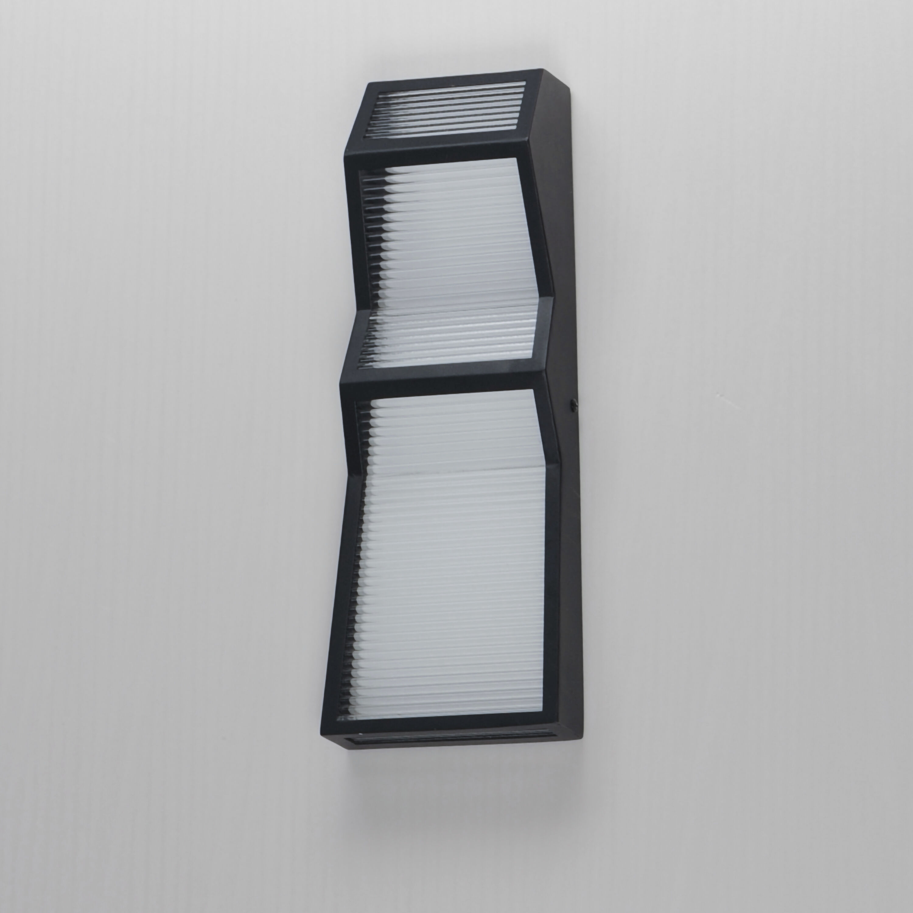 Totem LED 16 inch Black Outdoor Wall Sconce