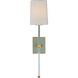 Julie Neill Lucia 1 Light 5.5 inch Celadon and Crystal Tail Sconce Wall Light, Medium