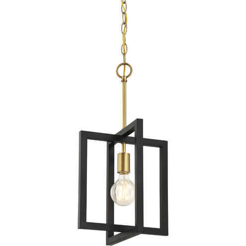Xander 1 Light 11 inch Aged Warm Brass Mini Pendant Ceiling Light
