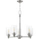Neighborhood Dardyn 5 Light 25 inch Brushed Polished Nickel Chandelier Ceiling Light in Clear Glass