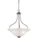 Conway 3 Light 18 inch Brushed Nickel Pendant Ceiling Light