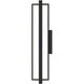 In & Out LED 32.5 inch Sand Black Wall Sconce