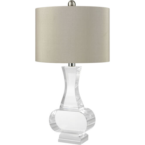 Chalette 21 inch 60.00 watt Clear Table Lamp Portable Light