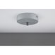 Classic 1 Light 9.6 inch Matte Chrome Large Pendant Ceiling Light in Gypsy Red