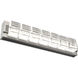 Tessera LED 24.8 inch Metallic Beige Silver with Matte Black Vanity Light Wall Light