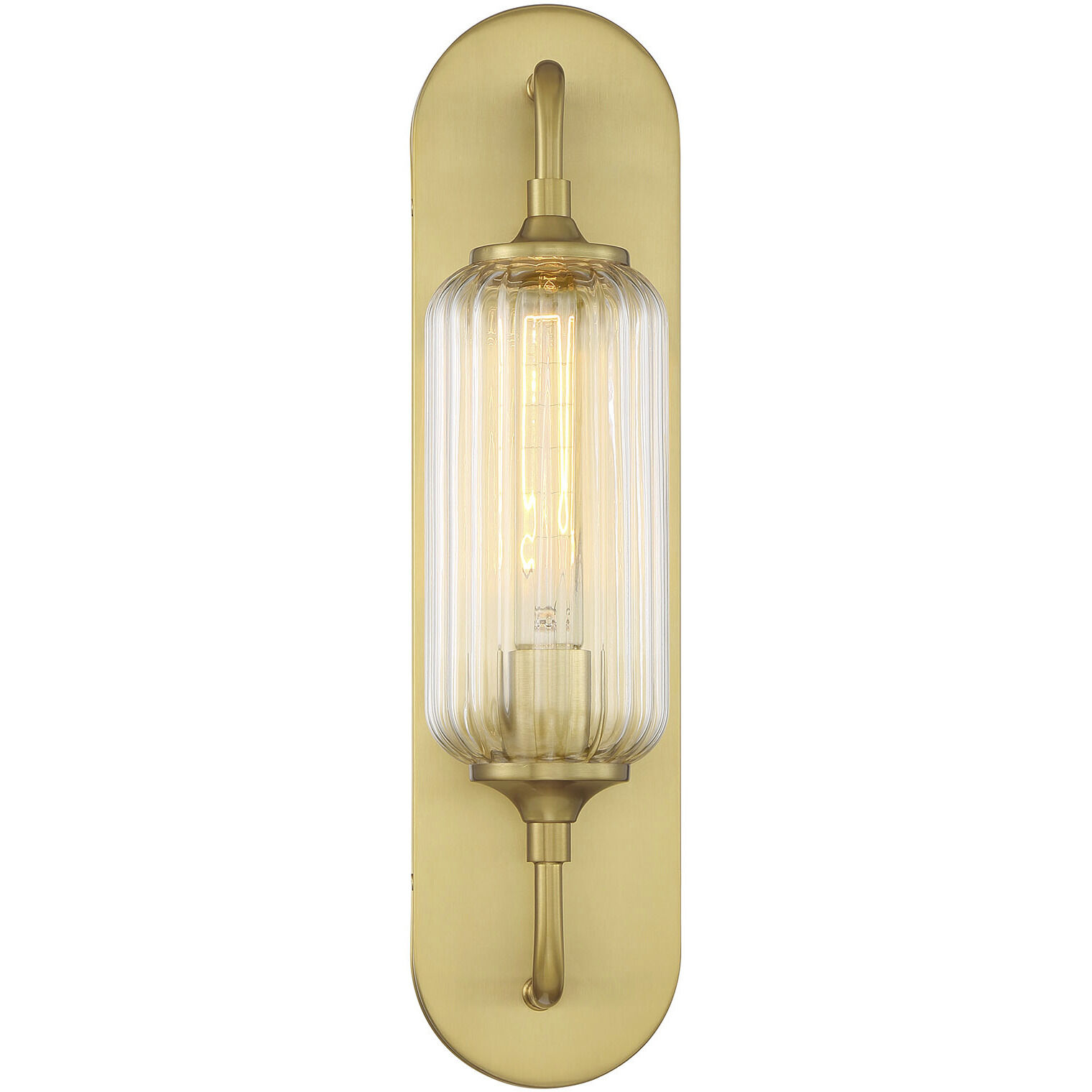 Holton Wall Sconce Wall Light in Warm Brass