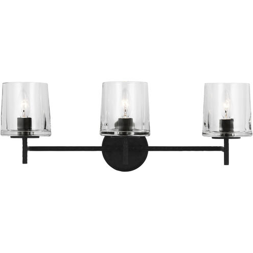 ED Ellen DeGeneres Marietta 3 Light 24 inch Aged Iron Vanity Light Wall Light