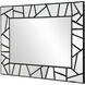 Glitter 39.4 X 27.6 inch Black Wall Mirror