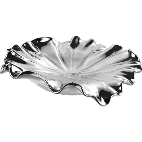 Petal Silver Dimensional Wall Art, Bowl