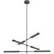 Astrid LED 41.63 inch Metal Shade and Urban Bronze Multi-Pendant Ceiling Light