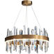 Canada LED 32 inch Gold LED Chandelier Ceiling Light
