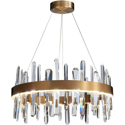 Canada LED 32 inch Gold LED Chandelier Ceiling Light