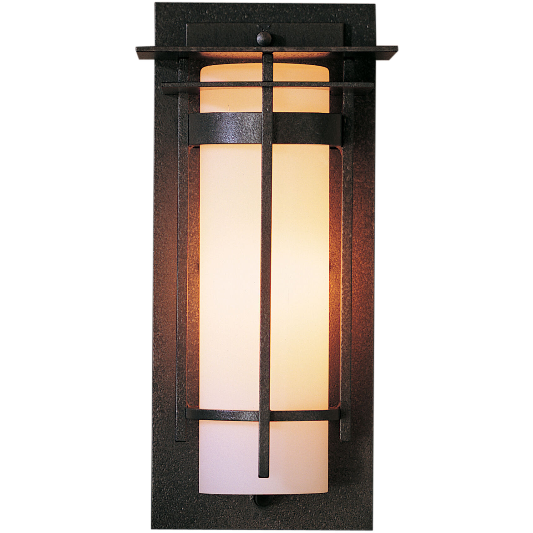Banded 1 Light 12.5 inch Coastal Natural Iron Outdoor Sconce, Small