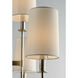 Uptown 8 Light 36 inch Satin Brass and Polished Nickel Chandelier Ceiling Light
