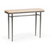 Wick 42 X 11.5 inch Natural Iron Console Table in Maple Natural