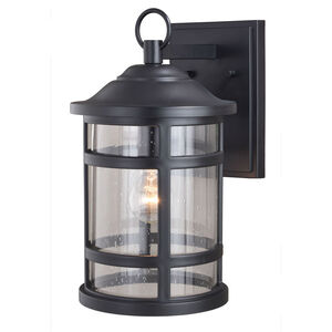 Southport 1 Light 15 inch Matte Black Outdoor Wall