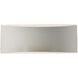 Ambiance LED 13 inch Matte White ADA Wall Sconce Wall Light