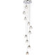 Eren 10 Light 11 inch Chrome Pendant Ceiling Light