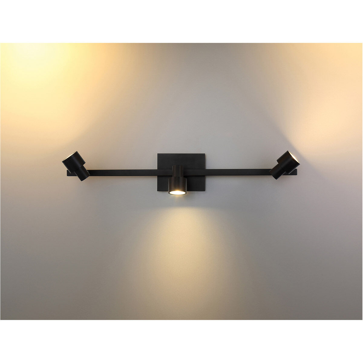 Lincoln 120 Matte Black Track Ceiling Light
