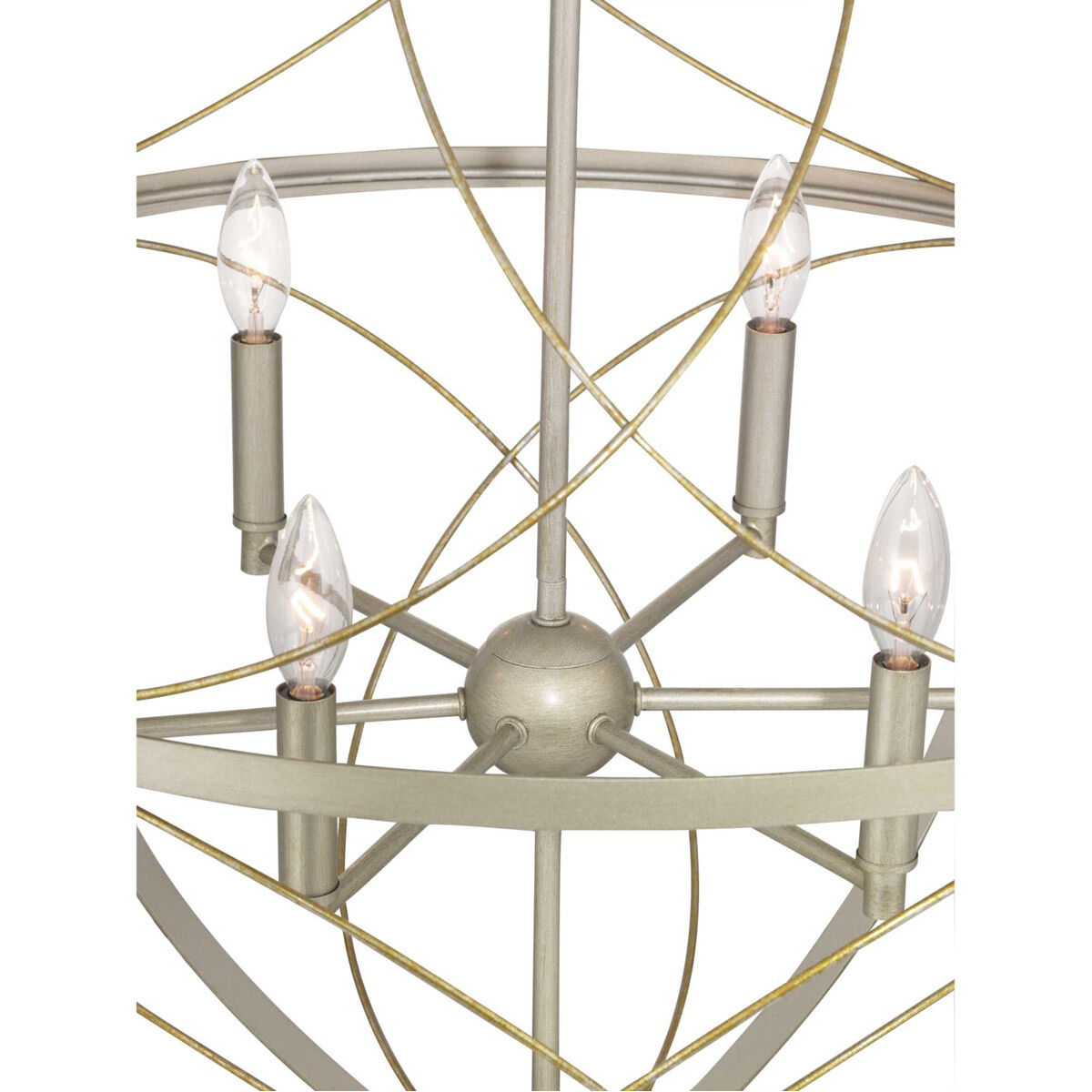Brandywine 6 Light Silver Ridge Pendant Ceiling Light
