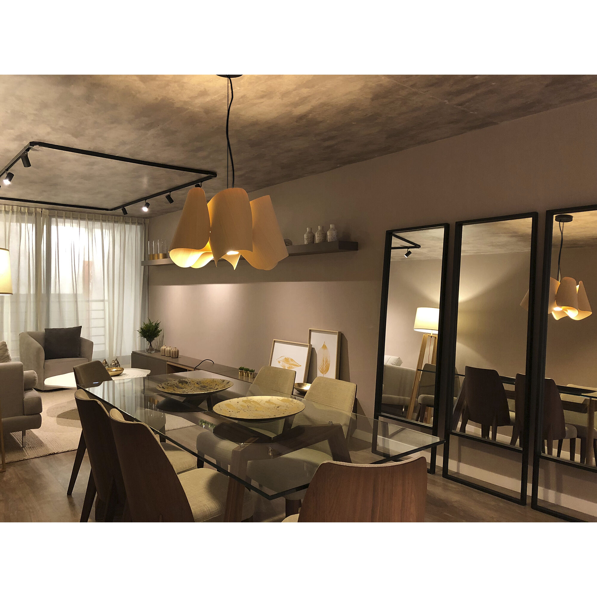 Camila 26.4 inch Ash Pendant Ceiling Light, WEP Collection