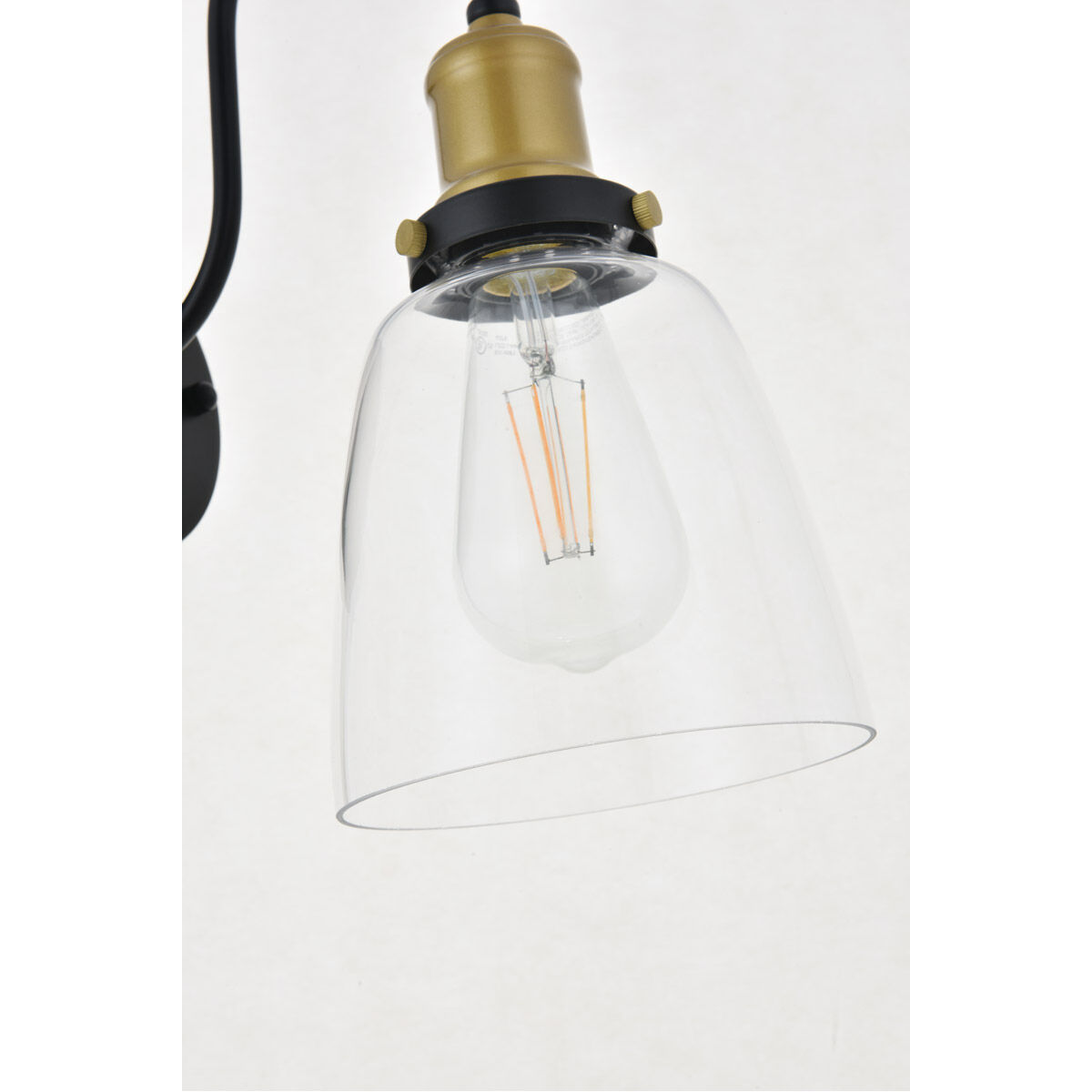 Aspinwall 1 Light 6 inch Brass and Black Wall Sconce Wall Light