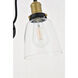 Felicity 1 Light 6 inch Brass and Black Wall Sconce Wall Light