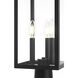 Carlisle 3 Light 22 inch Black Outdoor Post Light