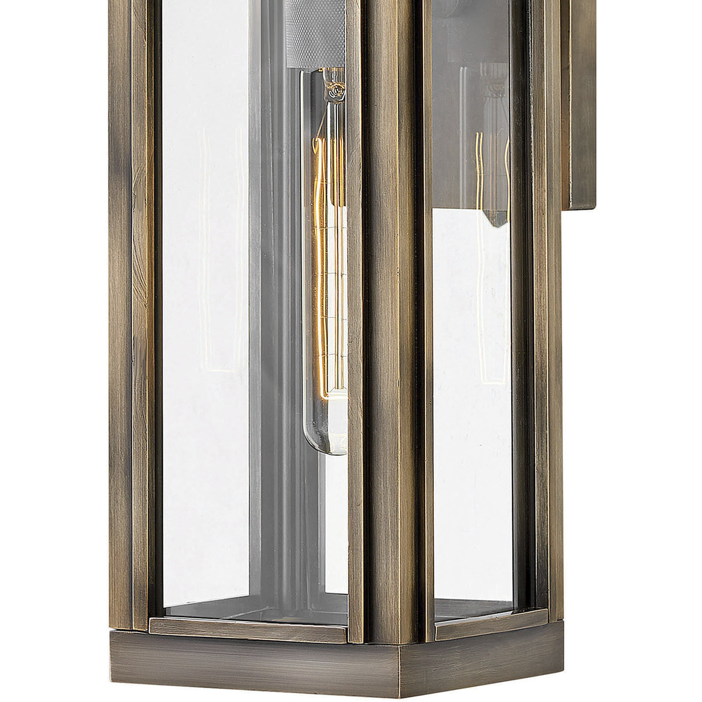 Heritage Sag Harbor Outdoor Wall Mount Lantern in Burnished Bronze, Non-LED