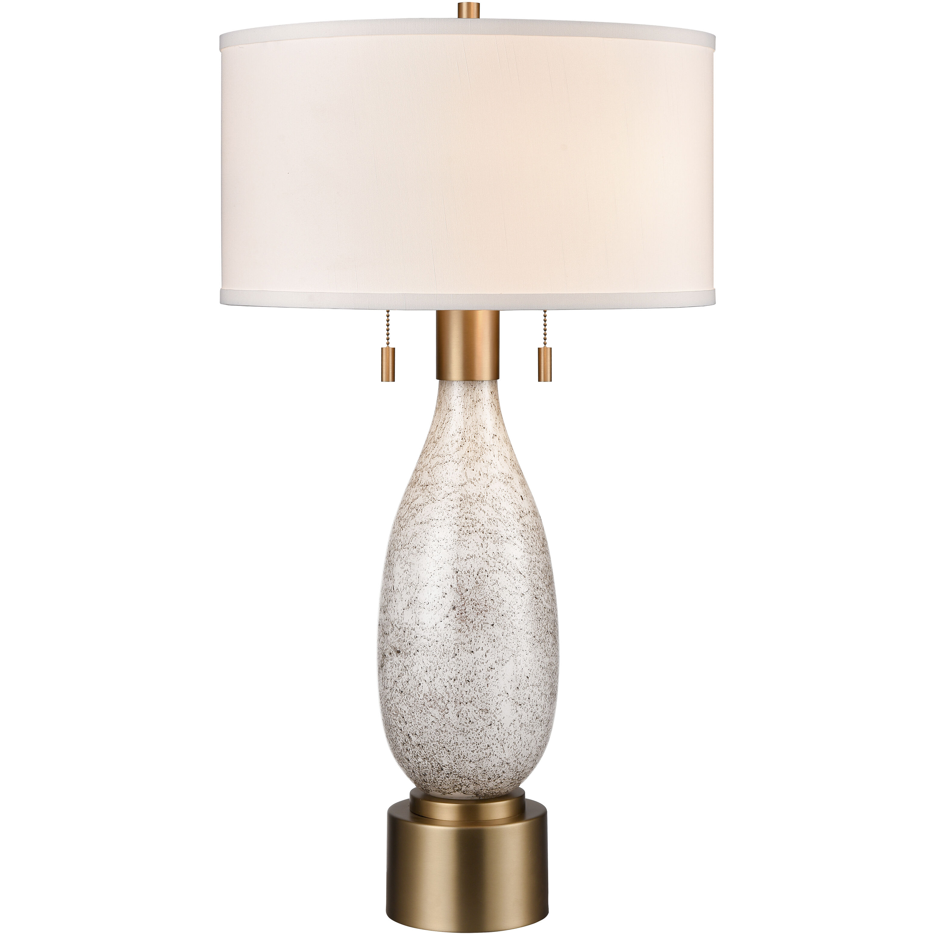 Carling 32 inch 60 watt White Table Lamp Portable Light