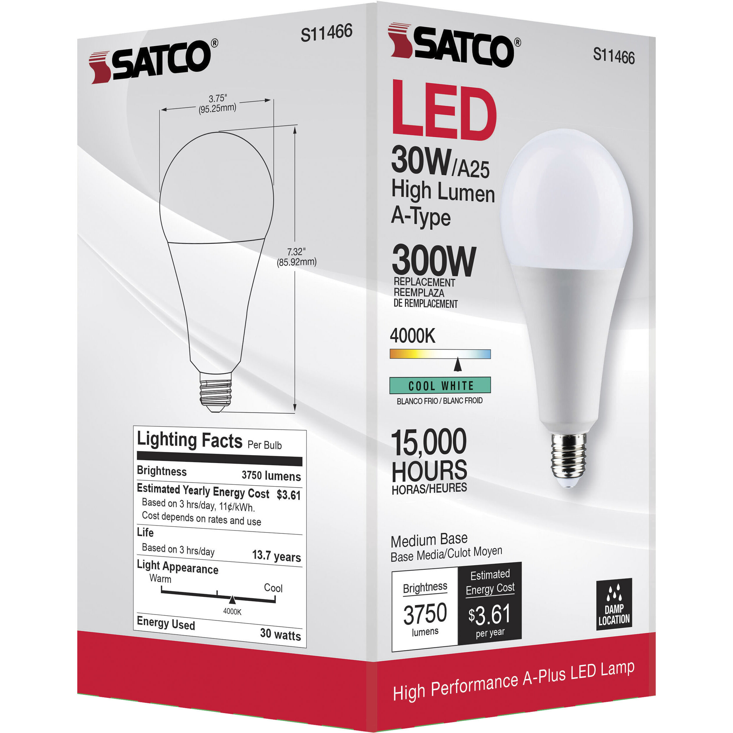 Lumos LED LED Medium 4000K HID Replacements