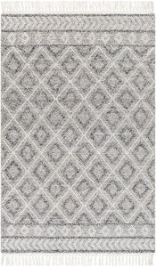 Fleur 45 X 27 inch Taupe Rug, Rectangle