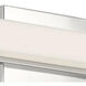 Slick LED 25 inch Polished Nickel Vanity Light Wall Light
