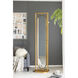 Full 78.7 X 18.1 inch Gold Mirror