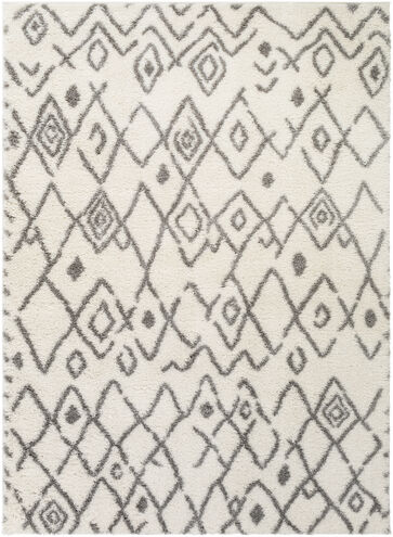 Aliyah Shag 36 X 24 inch Gray Rug in 2 x 3, Rectangle